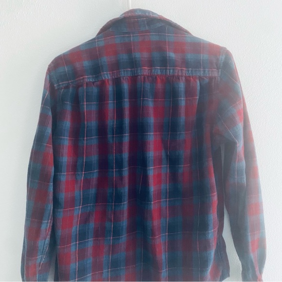 Arizona Jean Co plaid red button down shirt - Picture 7 of 8